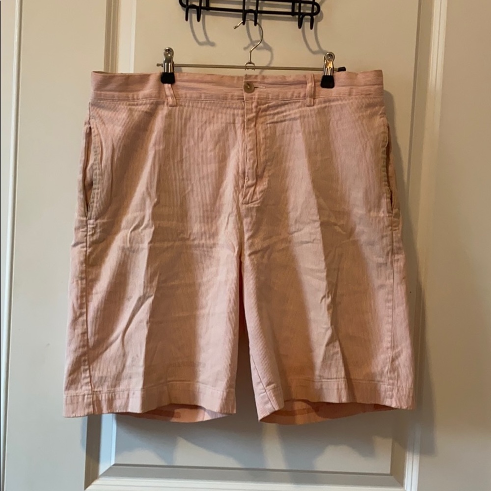J Crew Pink seersucker shorts